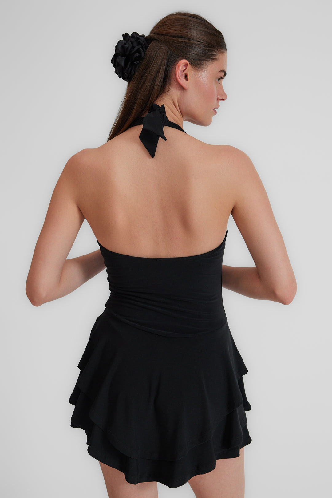 LOTUS Şortlu Elbise | Siyah