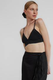 IVY Siyah Crop Top