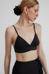 IVY Siyah Crop Top