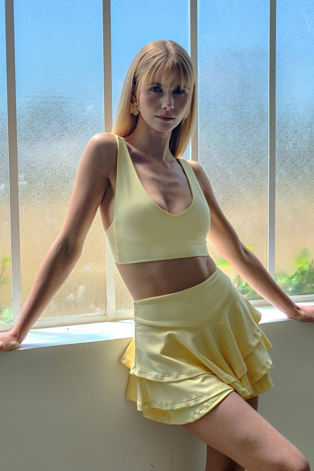 HARMONIA Mini Crop Top | Sarı