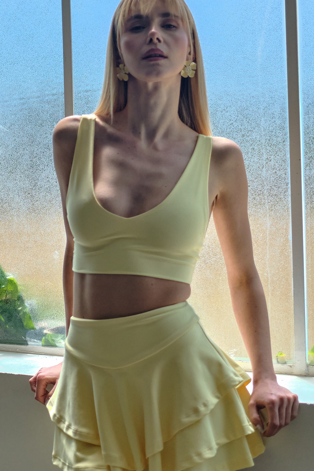 HARMONIA Mini Crop Top | Sarı