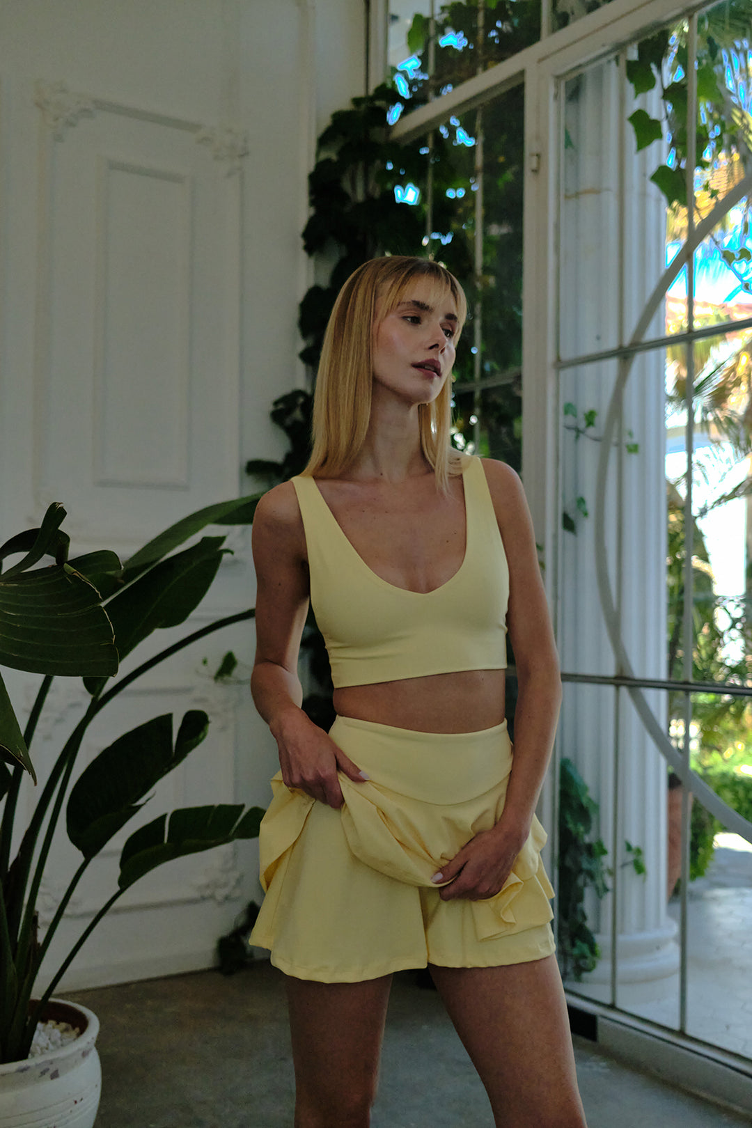 ELLA Şort Etek | Sarı