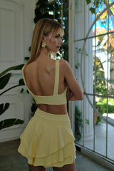 HARMONIA Mini Crop Top | Sarı