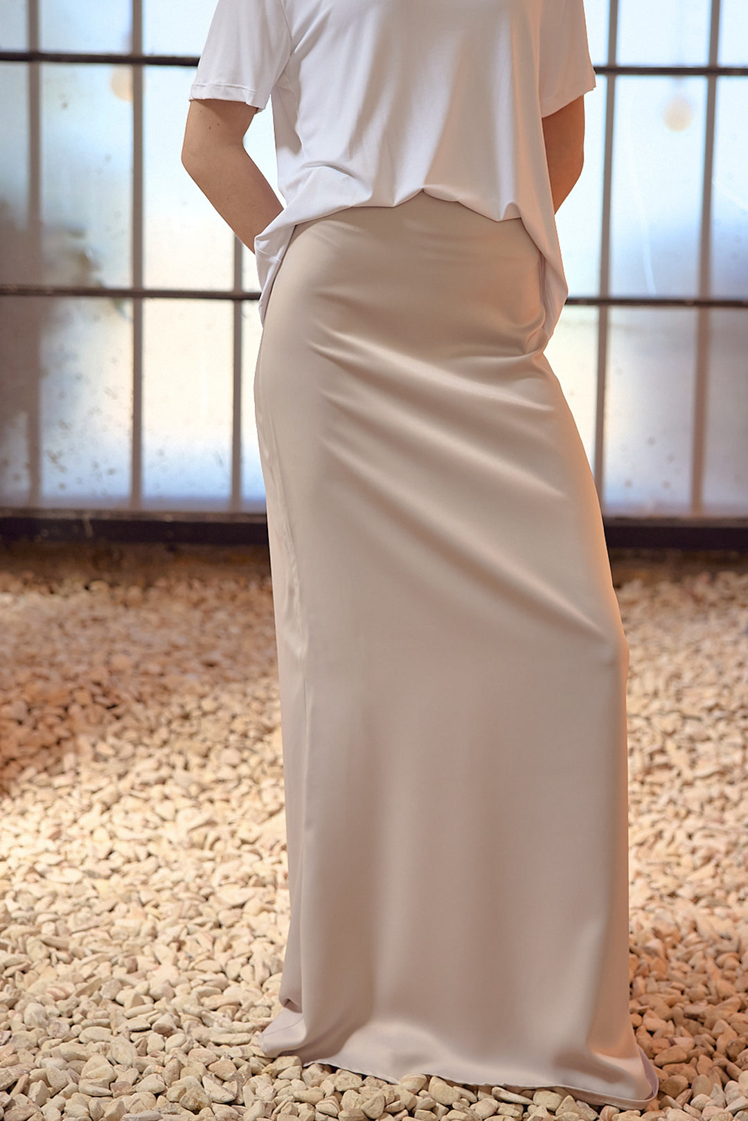 ELISA Saten Etek | Krem