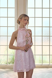 Sorbe Payetli Elbise | Pembe