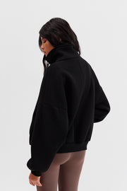 KAPRI Siyah Oversize Sweatshirt