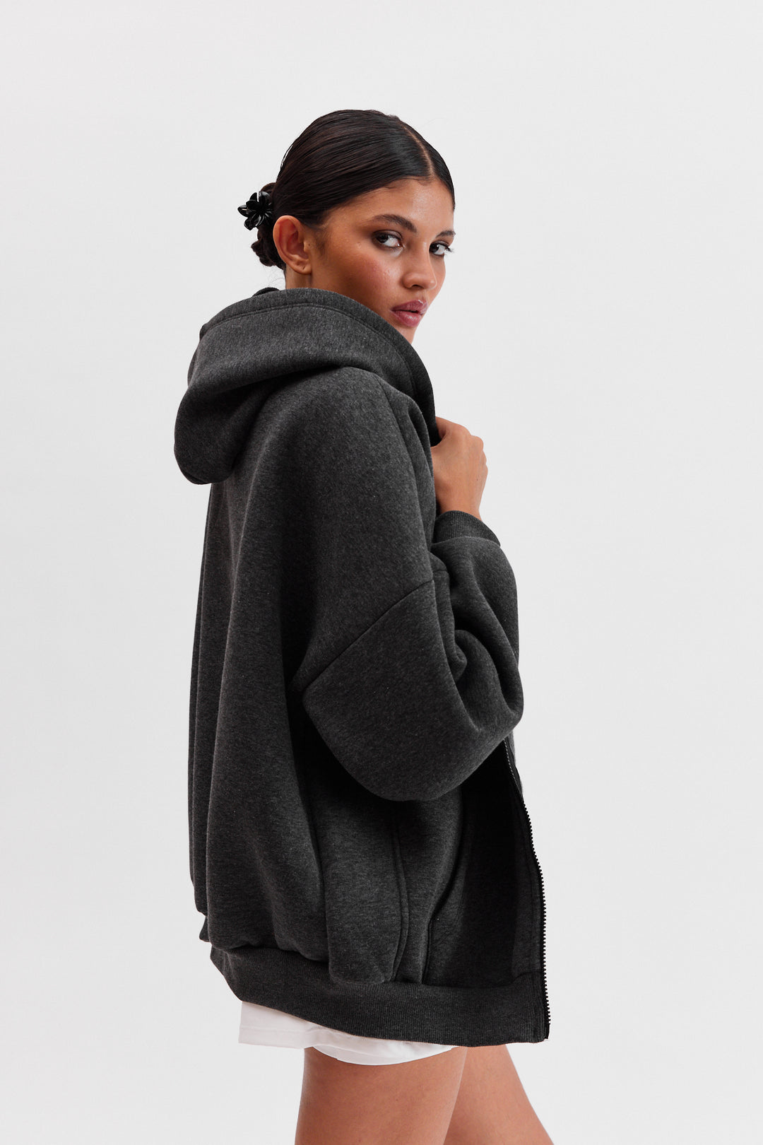 KOYU Gri Oversize Sweatshirt