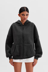 KOYU Gri Oversize Sweatshirt