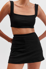 VIVA Siyah Crop Top