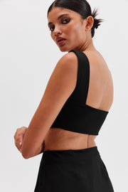 VIVA Siyah Crop Top