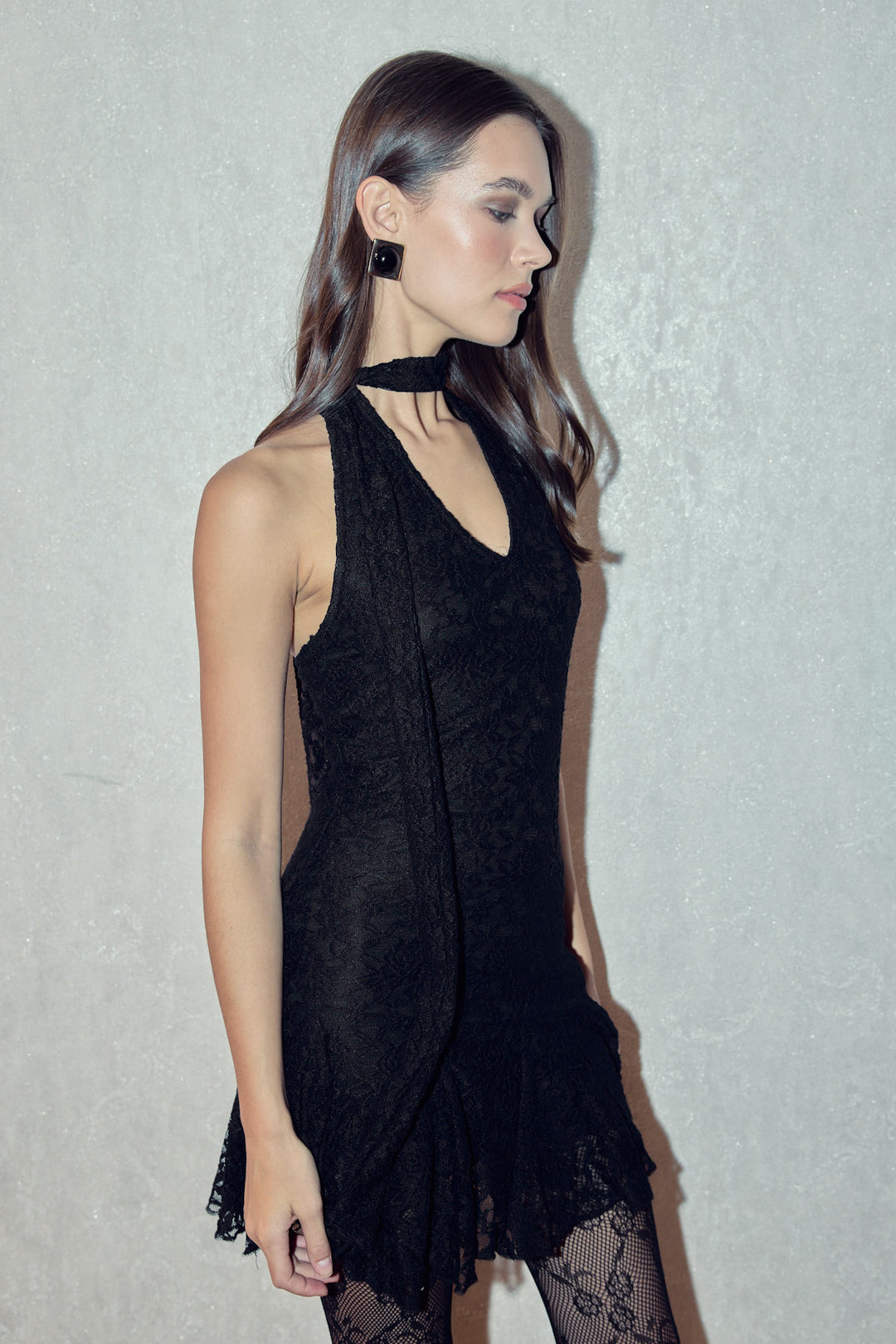 BALLET Dantelli Elbise | Siyah