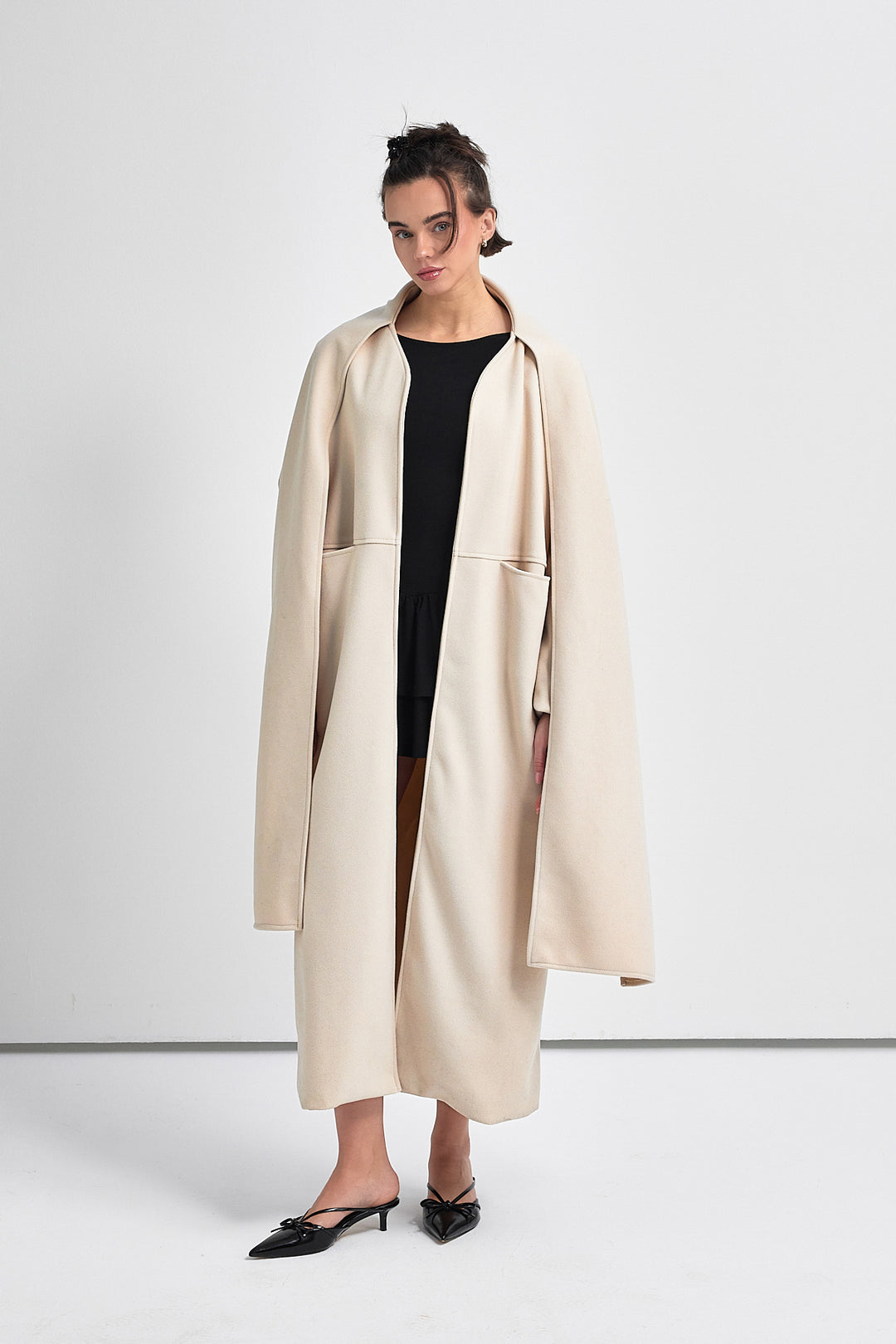 KOSTA Atkılı Kaşe Kaban | Bej