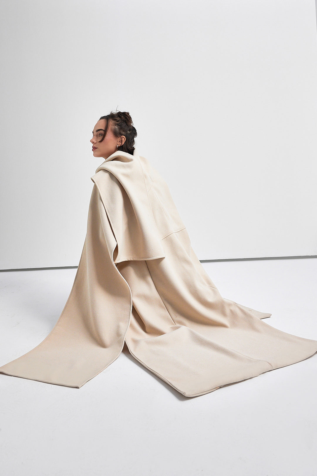 KOSTA Atkılı Kaşe Kaban | Bej