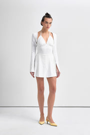 LUZ Hırka Detaylı Beyaz Bodysuit