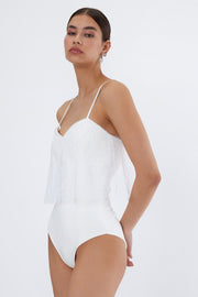 BRIDAL Beyaz Bodysuit