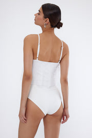 BRIDAL Beyaz Bodysuit