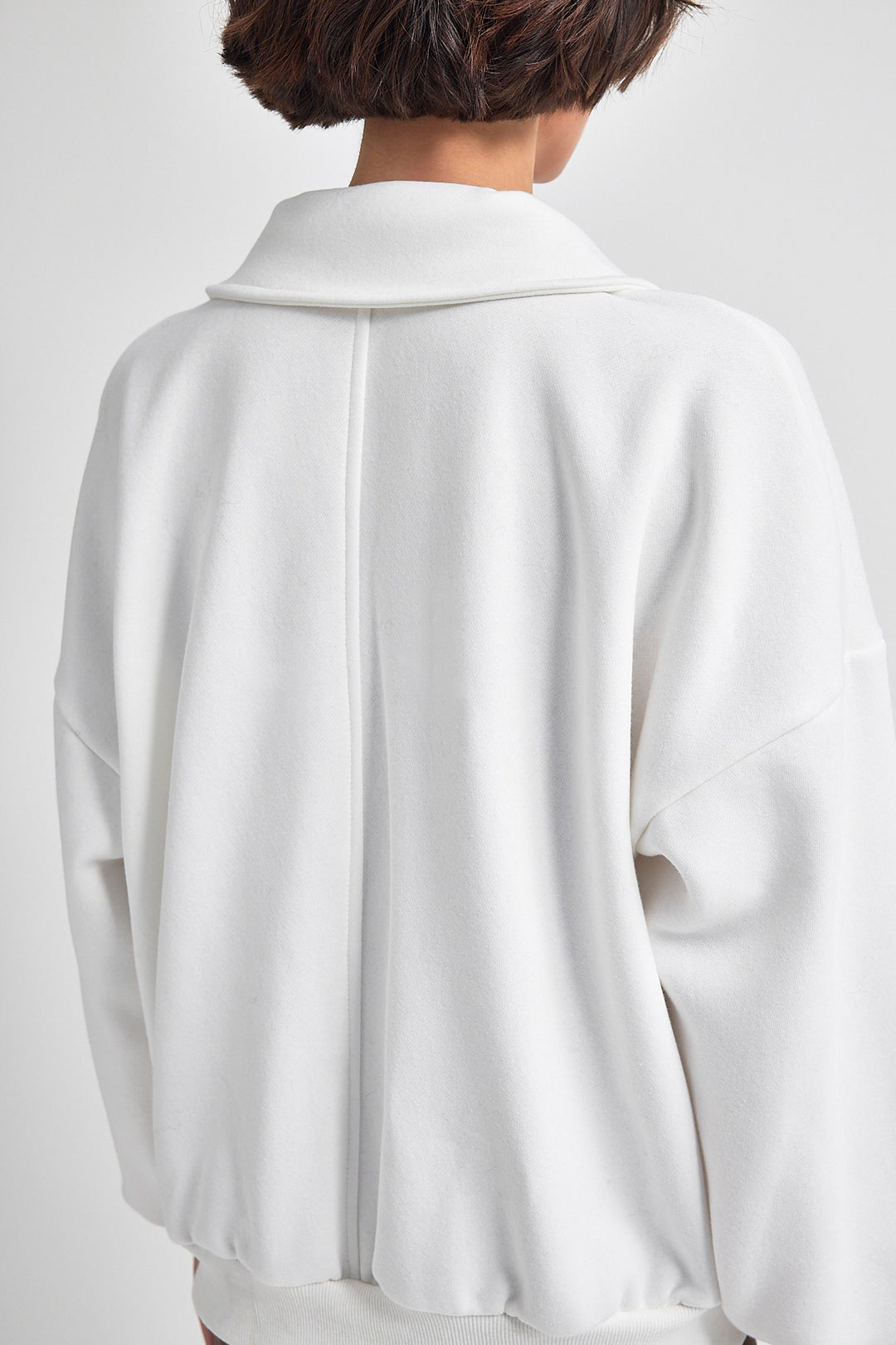 KAPRI Beyaz Oversize Sweatshirt