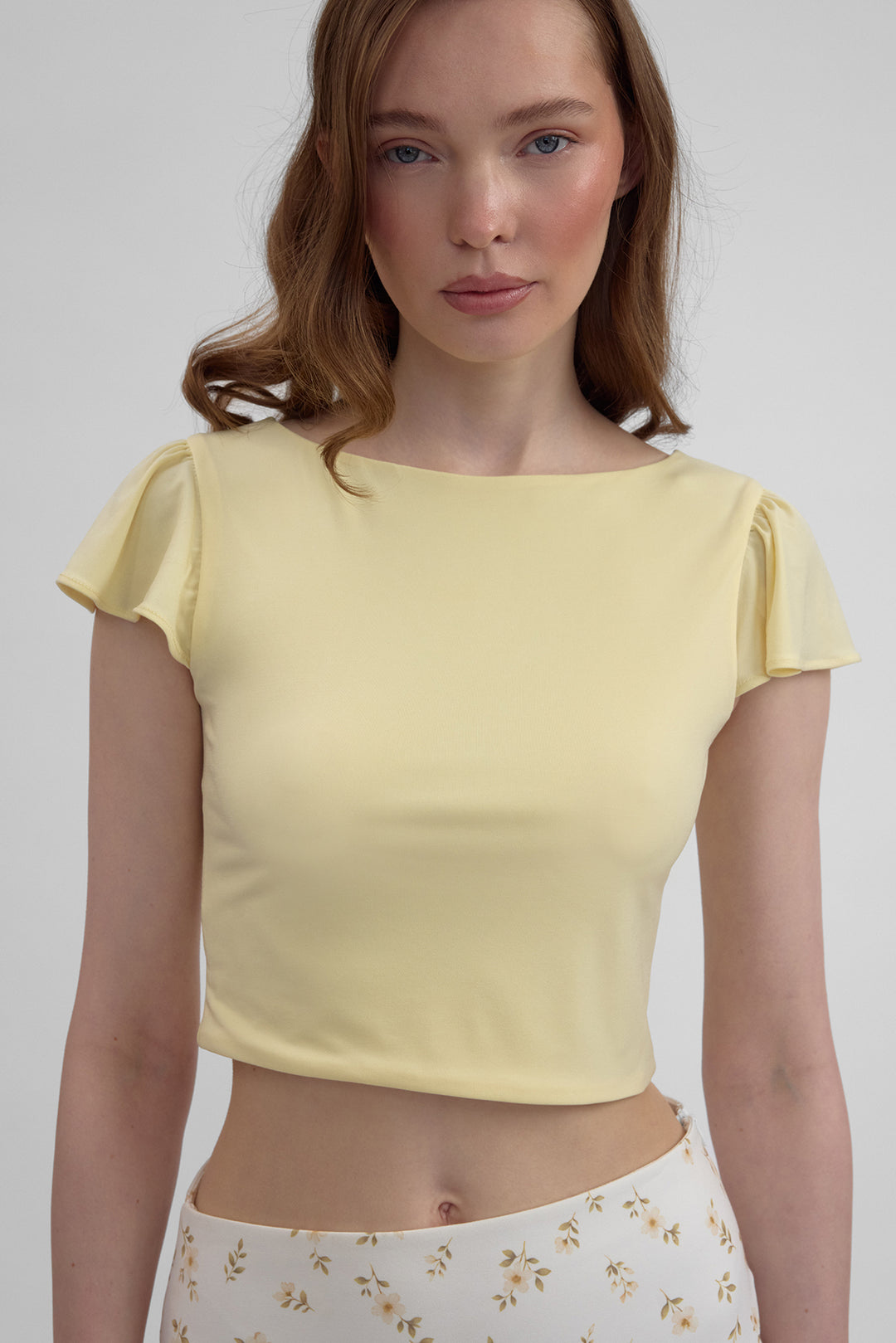 DESTINA Bluz | Pastel Sarı