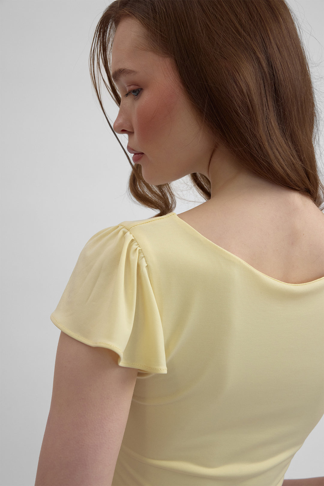 DESTINA Bluz | Pastel Sarı