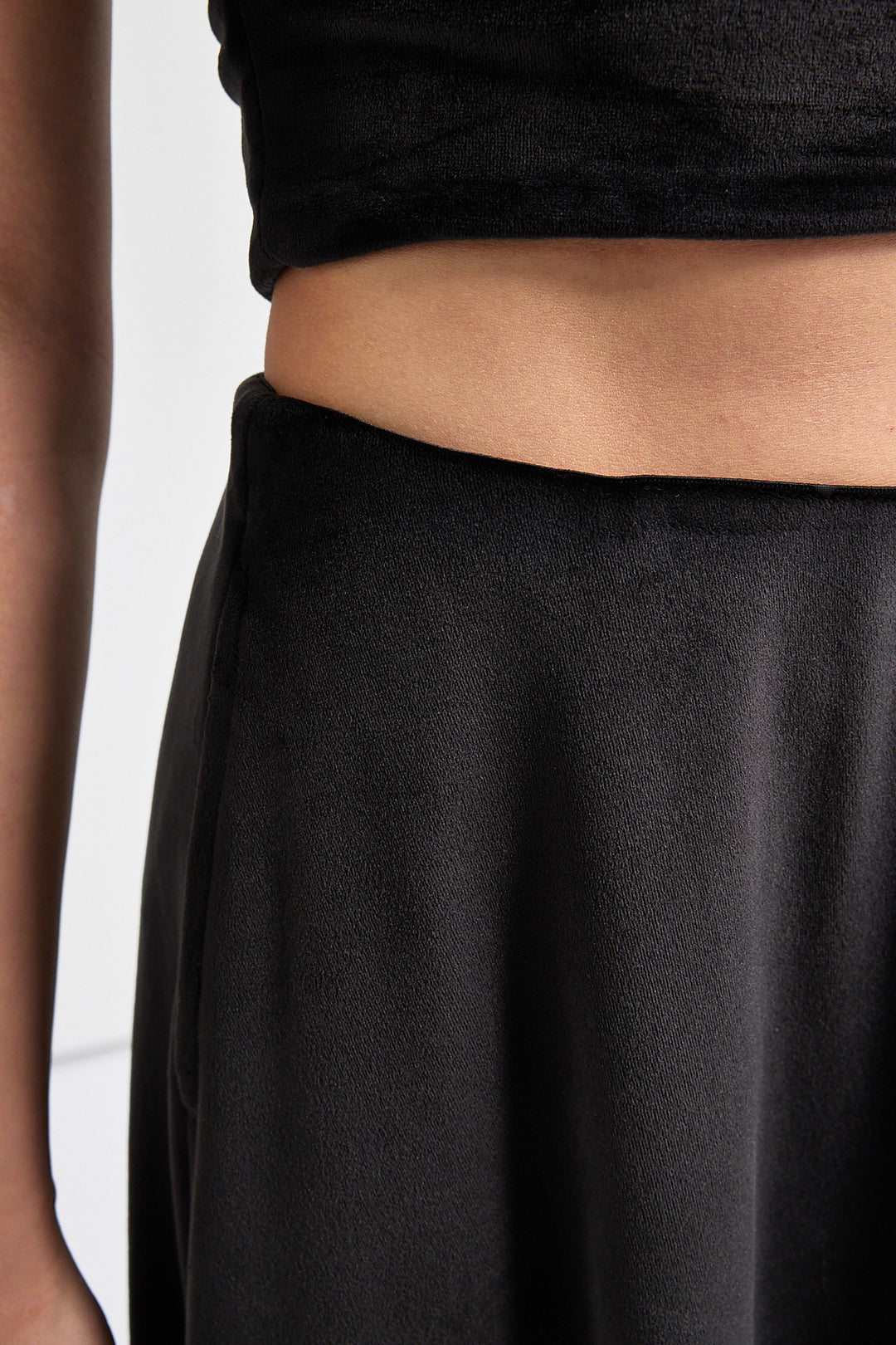 SERENITA Kadife Uzun Kloş Etek