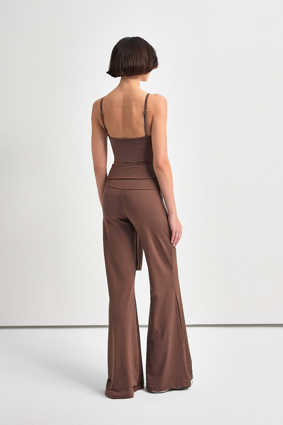 RIVA Bağlama Detaylı Bol Paça Tayt