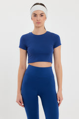 LILY Mavi Crop T-shirt