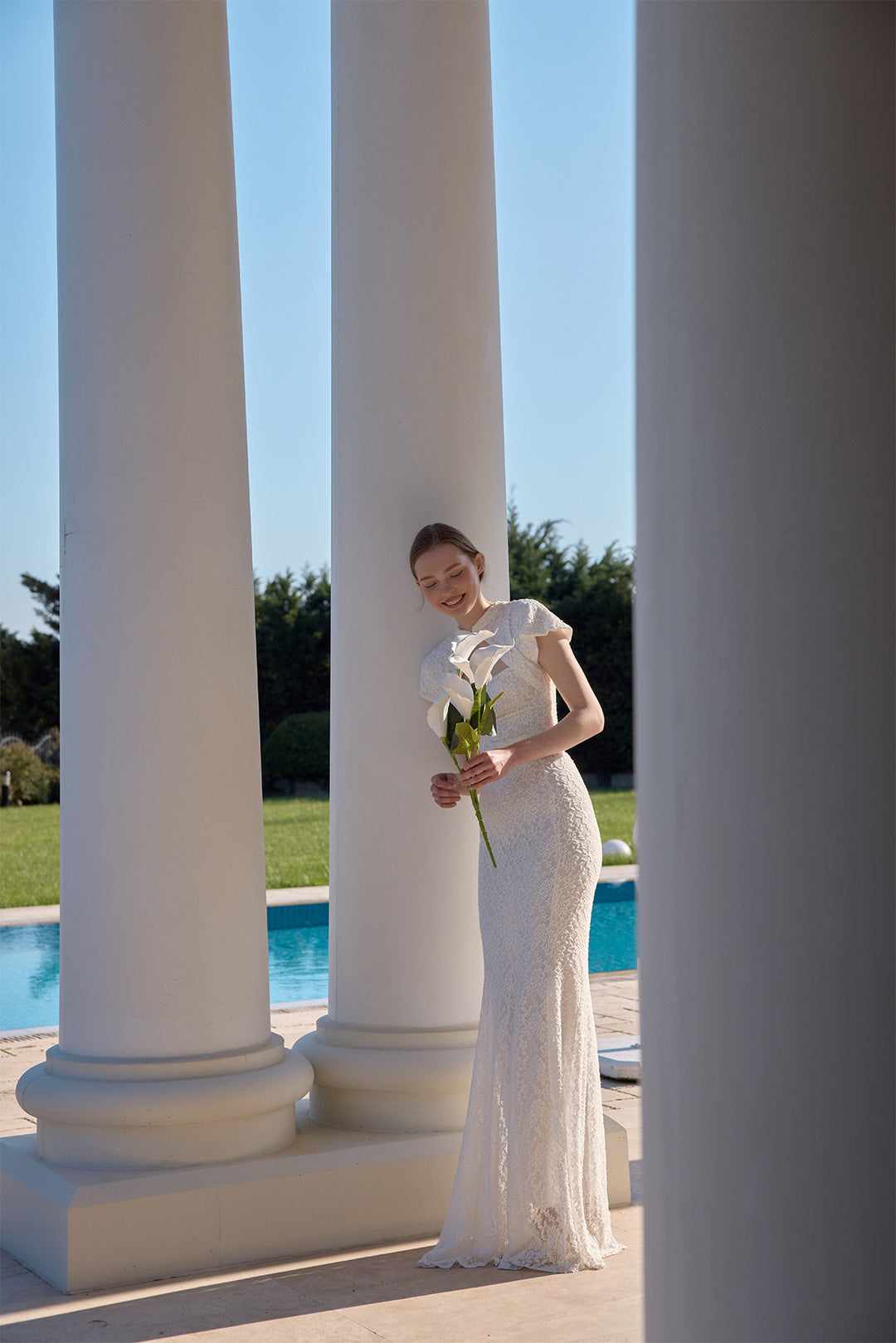 OPERA Dantelli Maxi Etek | Ekru