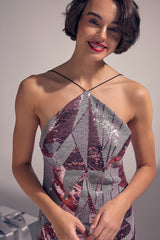 KRISTAL Payetli Elbise