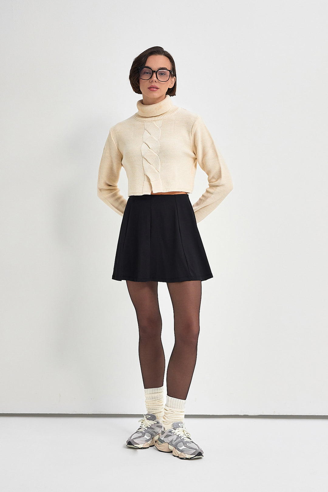 MIYA Siyah Şort Etek