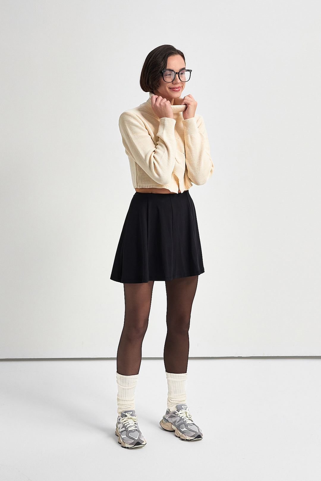 MIYA Siyah Şort Etek