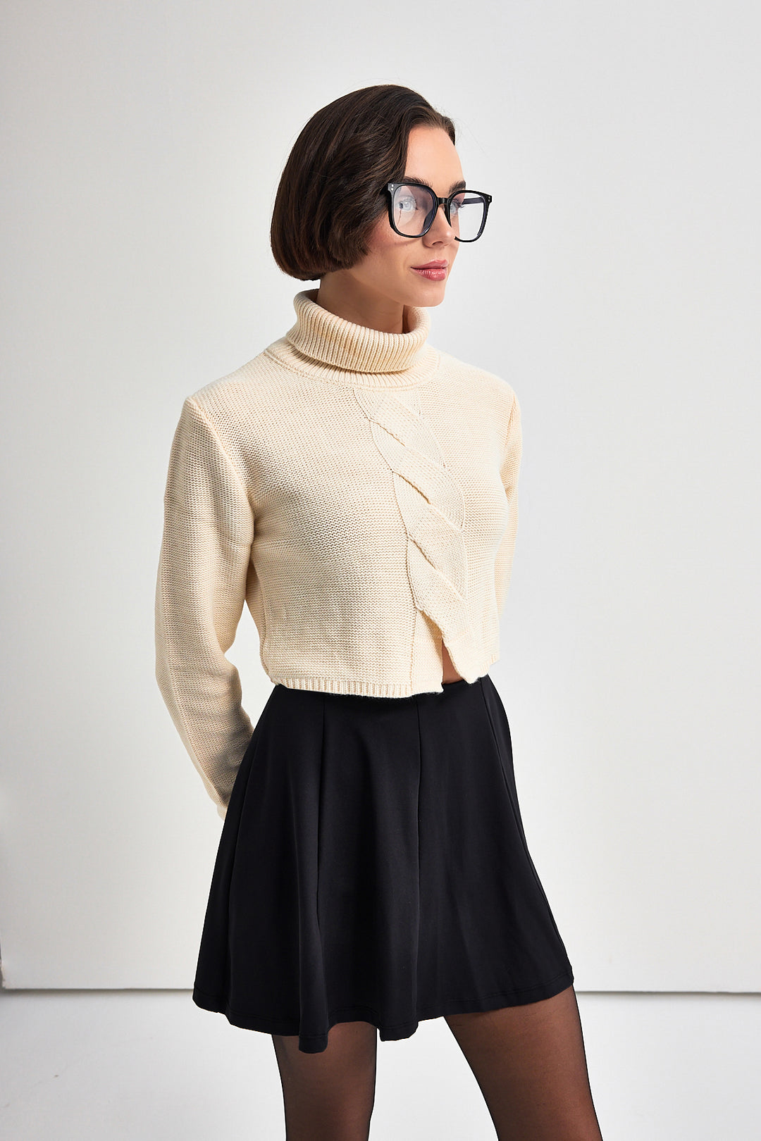 MIYA Siyah Şort Etek