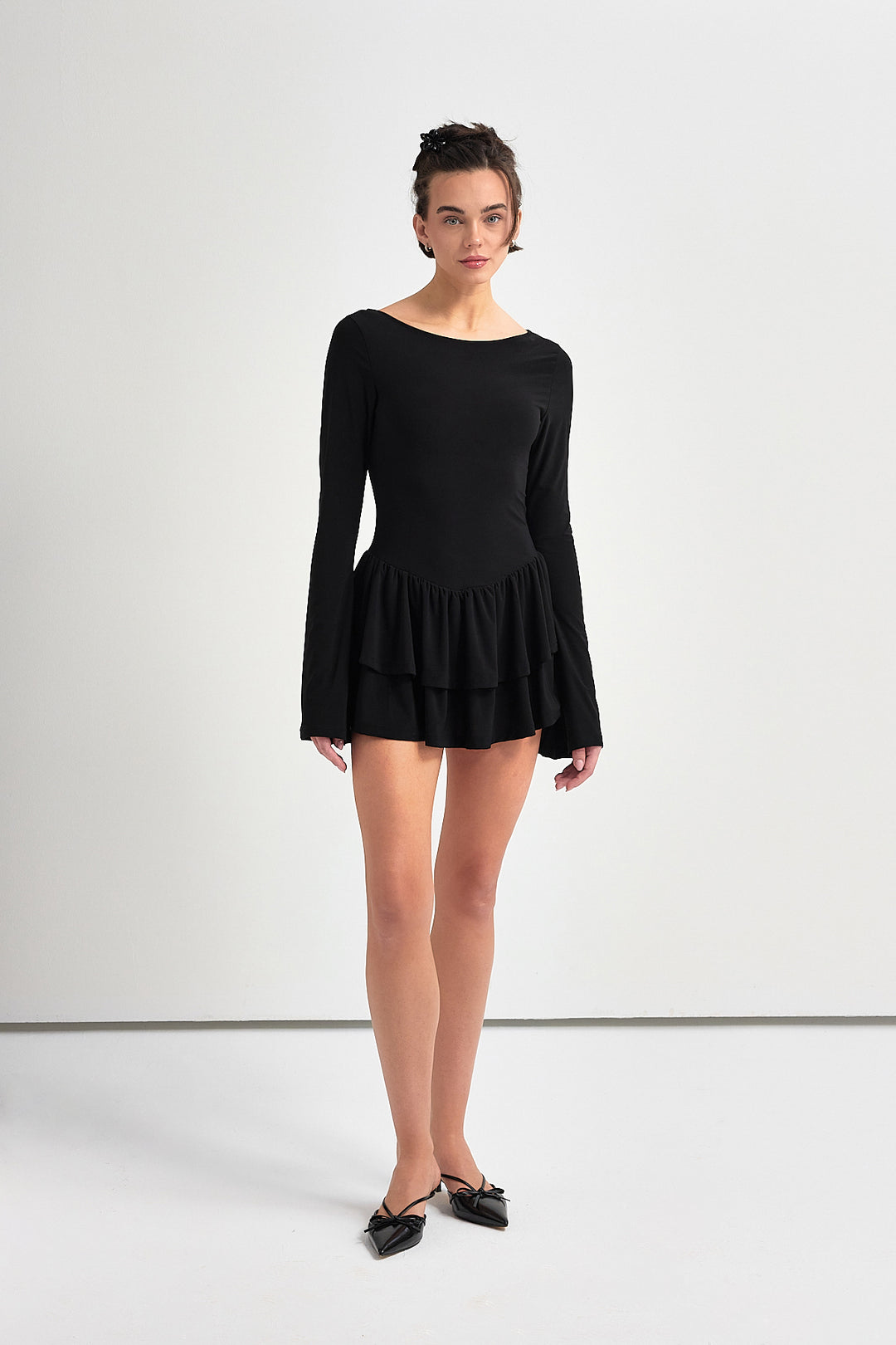 BALERINA Şortlu Elbise | Siyah