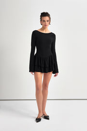 BALERINA Şortlu Elbise | Siyah