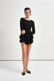 BALERINA Şortlu Elbise | Siyah