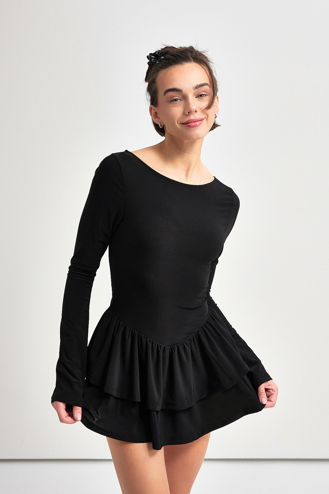 BALERINA Şortlu Elbise | Siyah