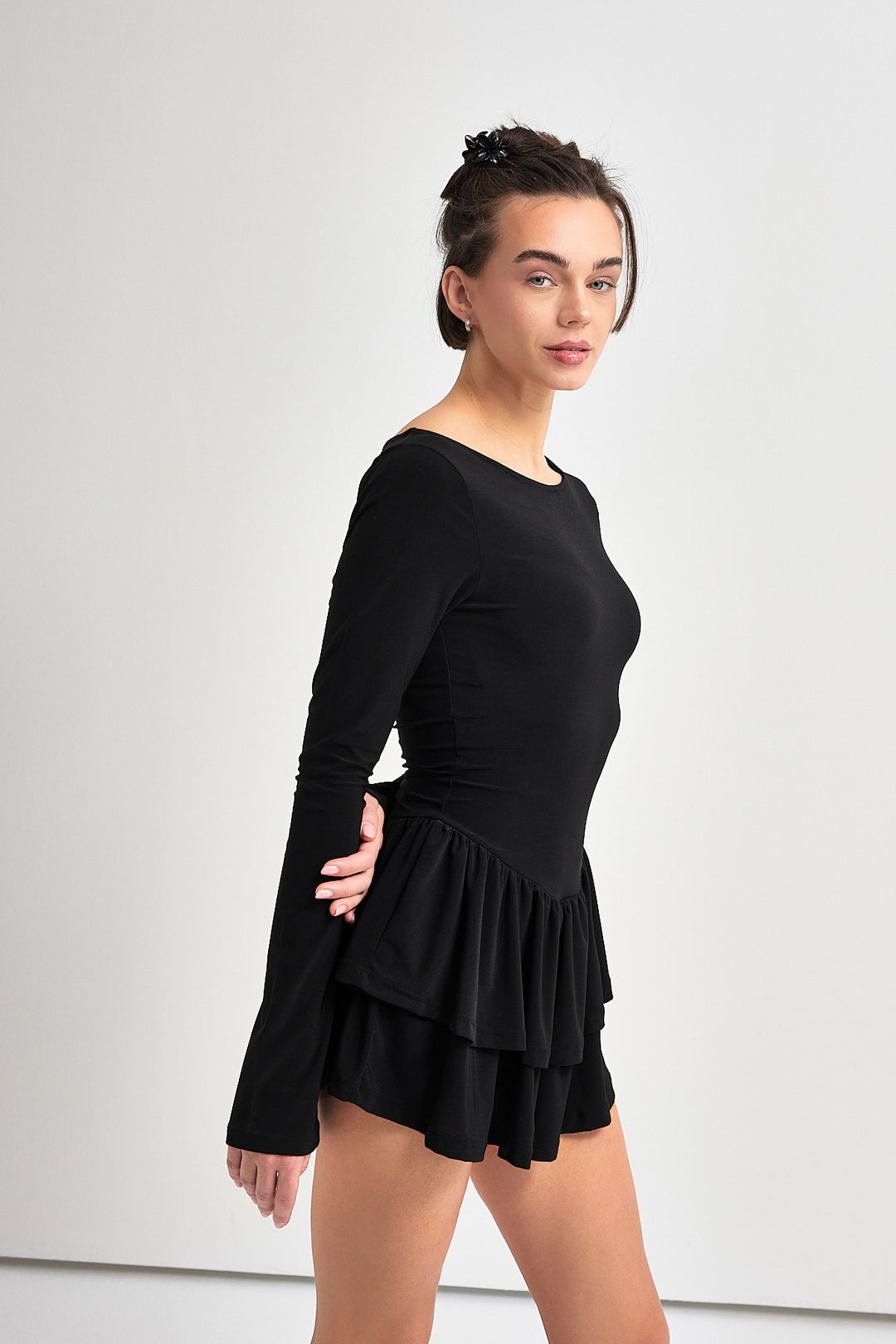 BALERINA Şortlu Elbise | Siyah