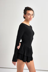 BALERINA Şortlu Elbise | Siyah