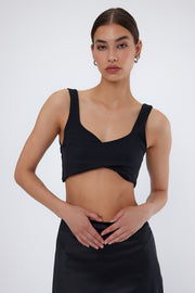 KYRIA Siyah Crop Top