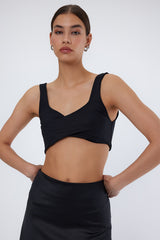 KYRIA Siyah Crop Top