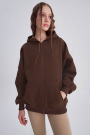 Kahverengi Oversize Sweatshirt