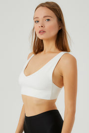 HARMONIA Mini Crop Top | Beyaz