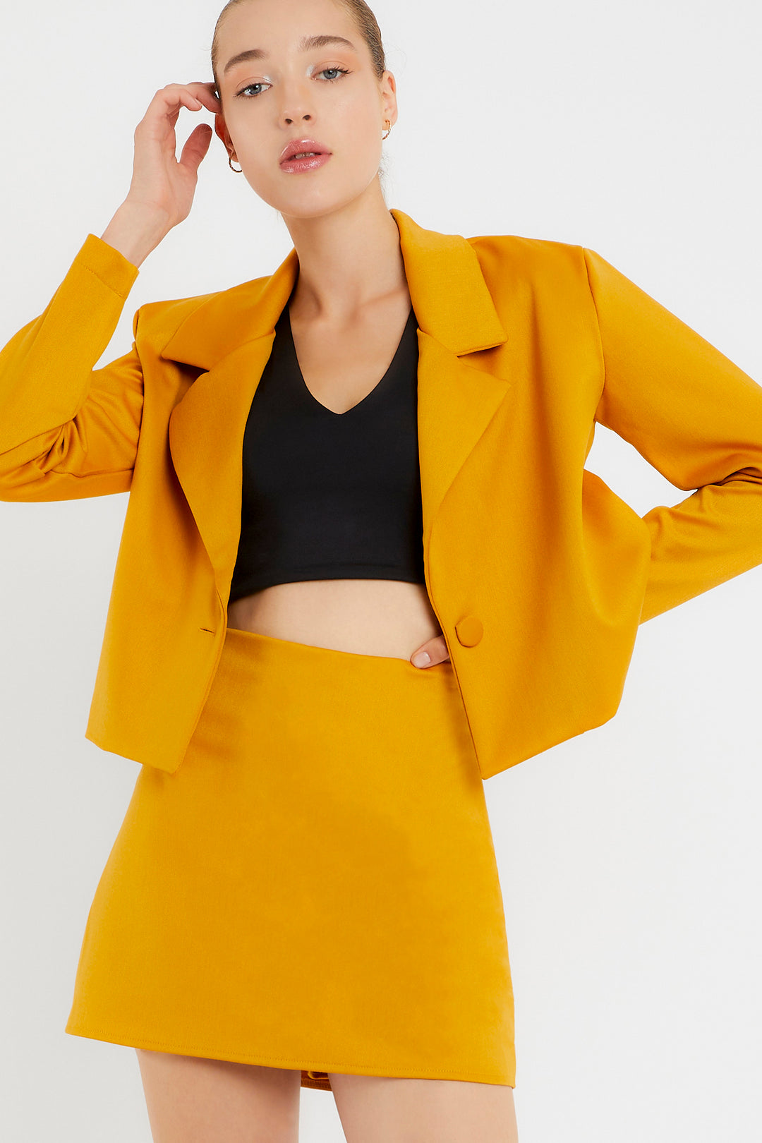 Hardal Blazer Ceket