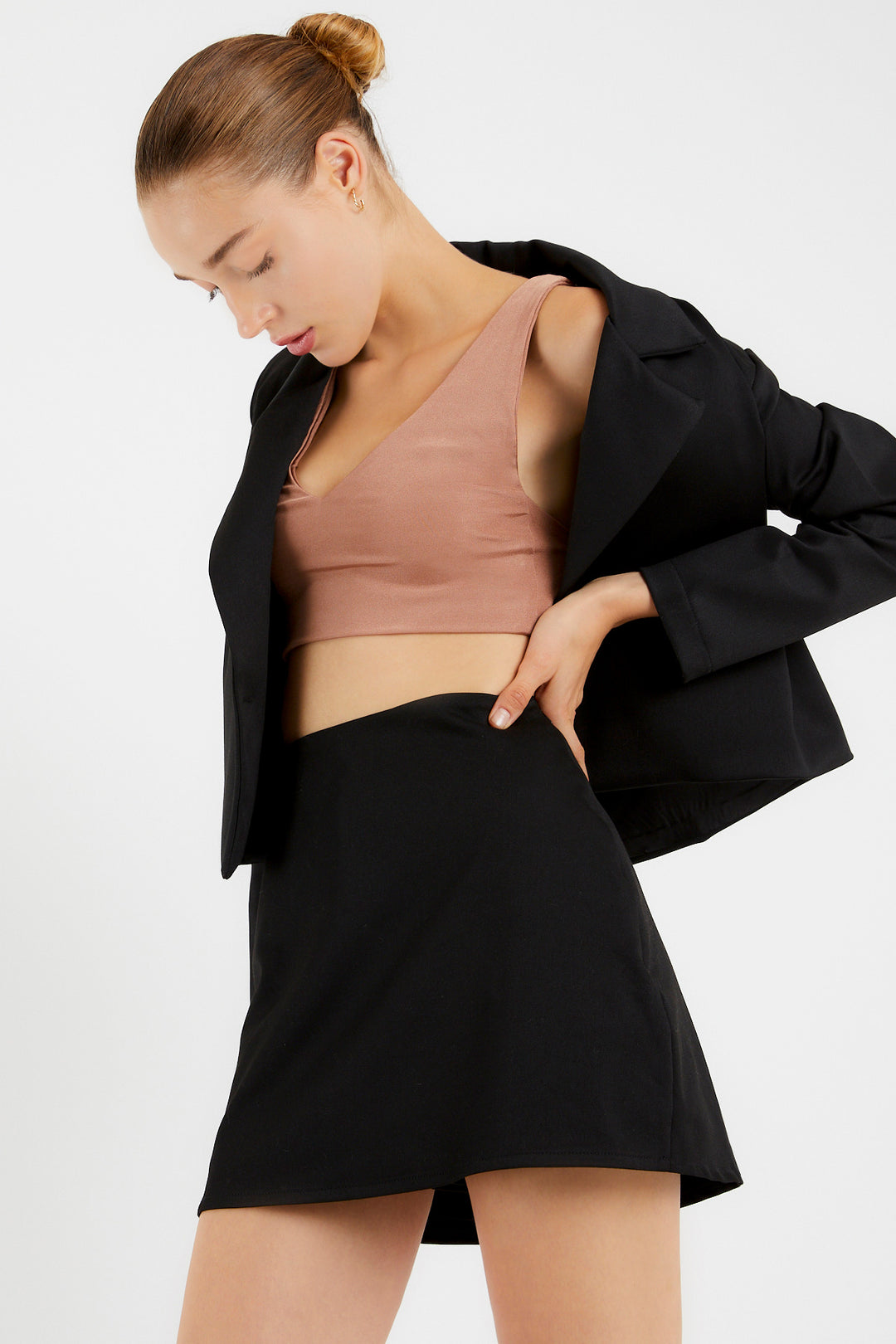 CASSIA Siyah Şort Etek