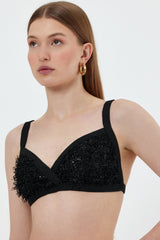 Siyah Pullu Bralette