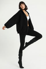 Siyah Oversize Sweatshirt