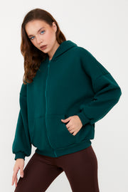 Yeşil Oversize Sweatshirt